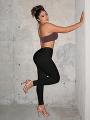 Women Solid High Waist