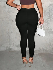 Women Solid High Waist