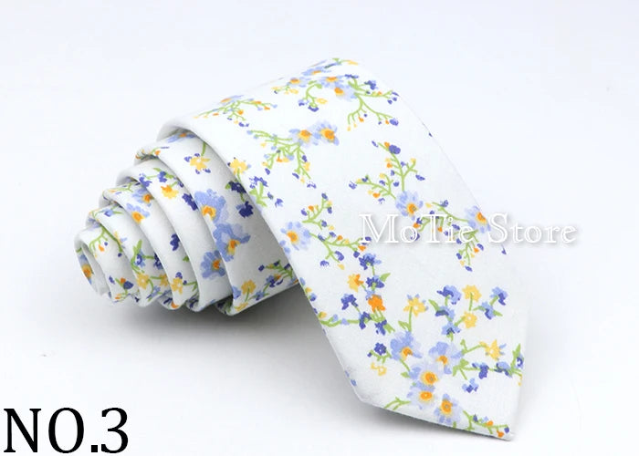 New Floral Tie For Men Women