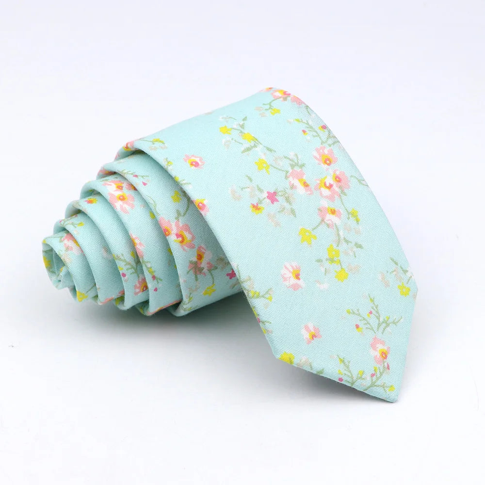 New Floral Tie For Men Women