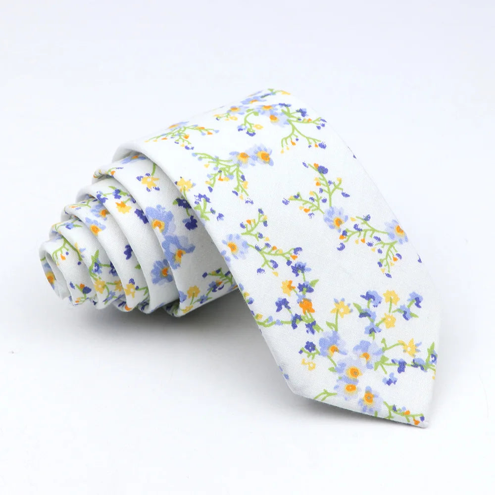 New Floral Tie For Men Women