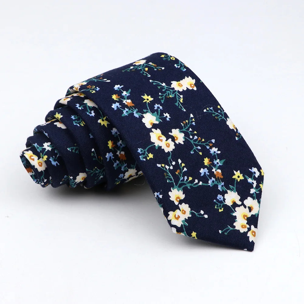 New Floral Tie For Men Women