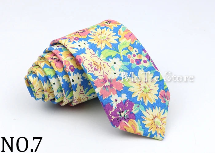 New Floral Tie For Men Women