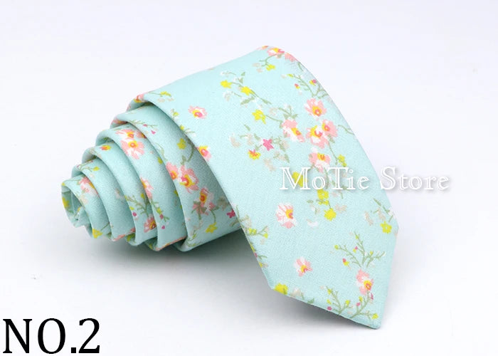 New Floral Tie For Men Women