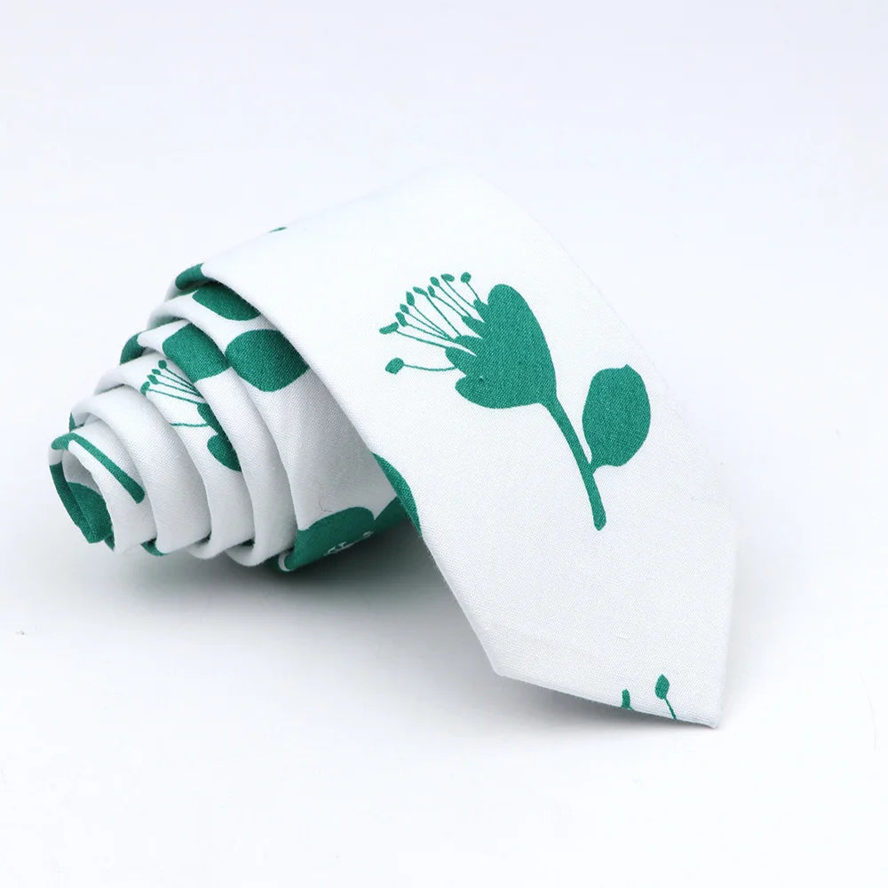 New Floral Tie For Men Women