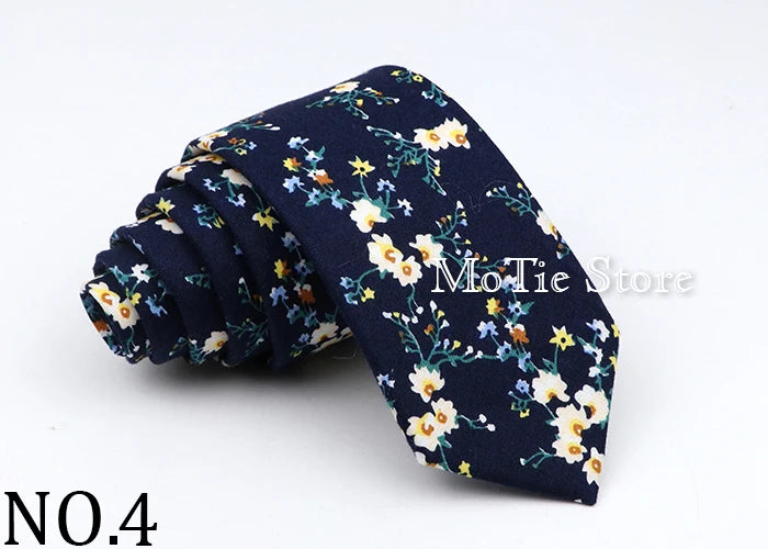New Floral Tie For Men Women