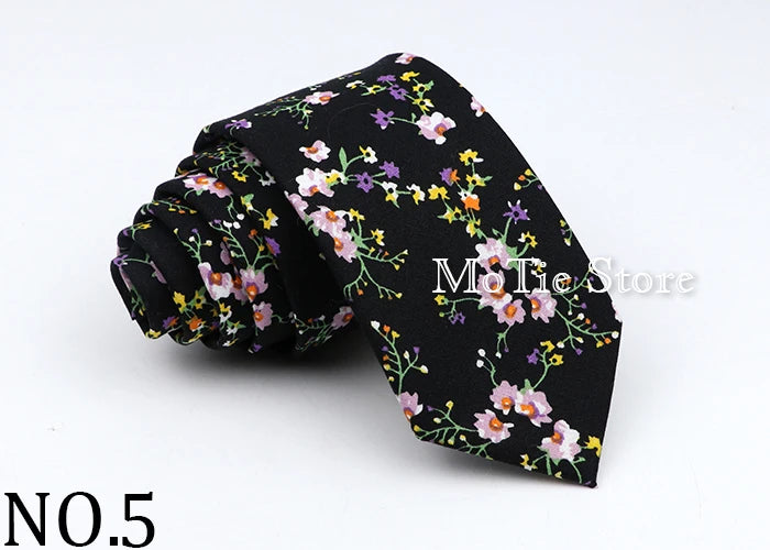 New Floral Tie For Men Women