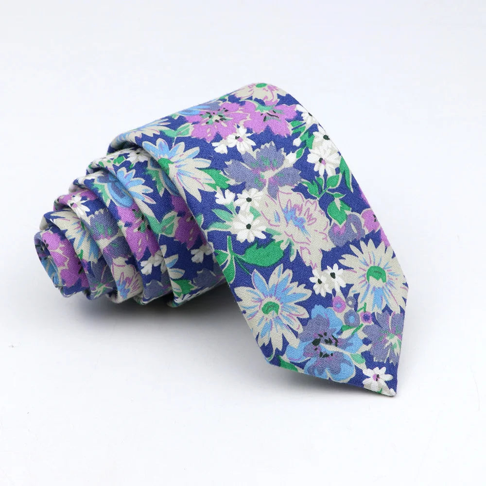 New Floral Tie For Men Women