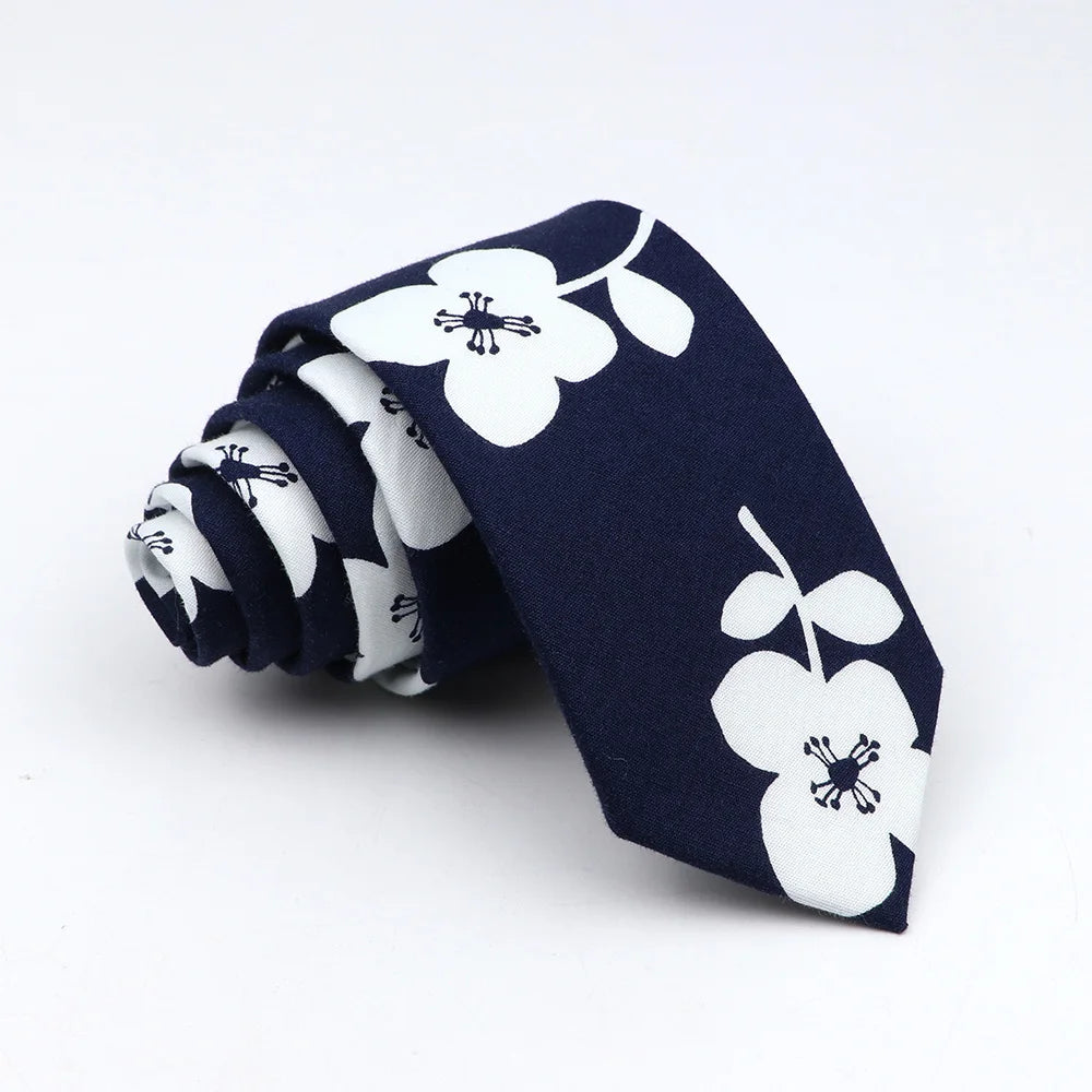 New Floral Tie For Men Women