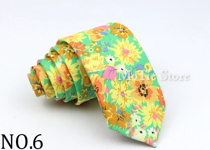New Floral Tie For Men Women