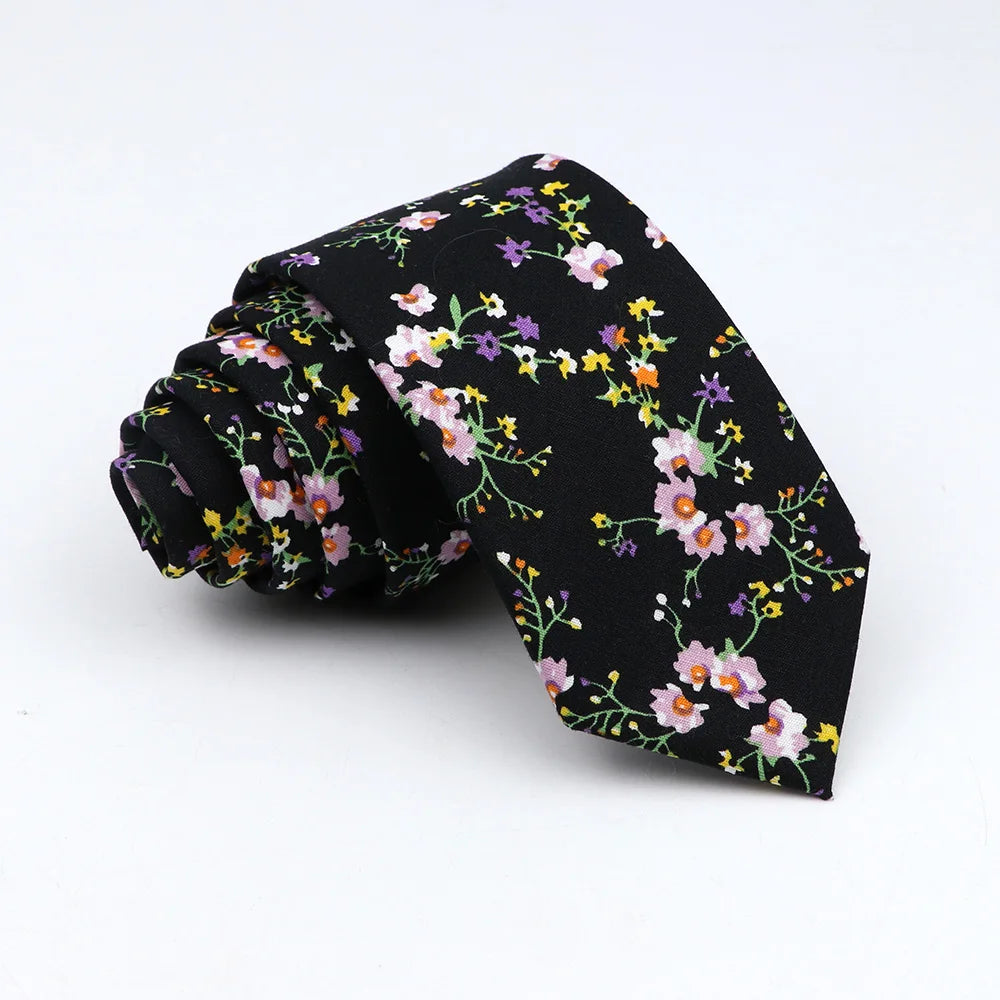 New Floral Tie For Men Women