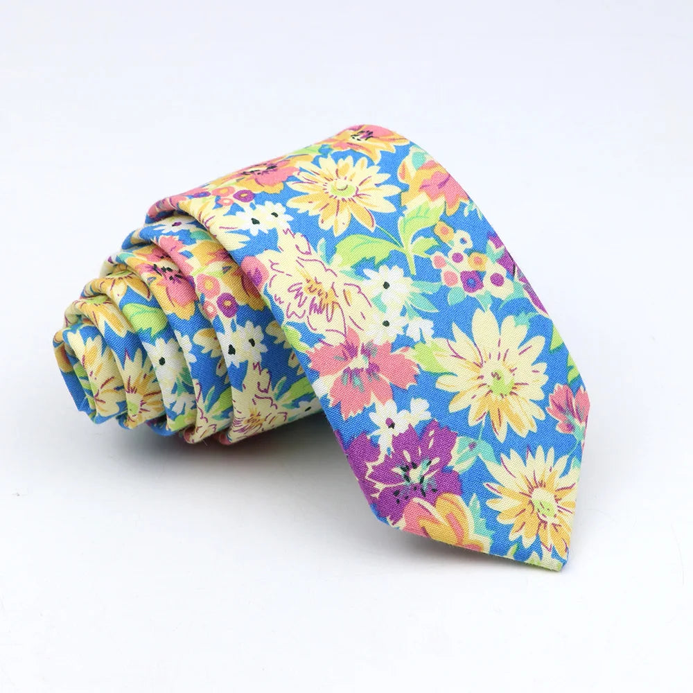 New Floral Tie For Men Women