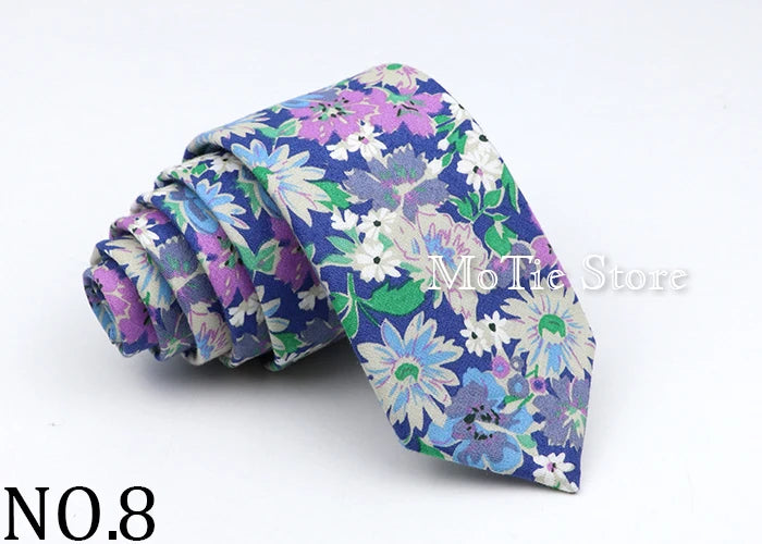 New Floral Tie For Men Women