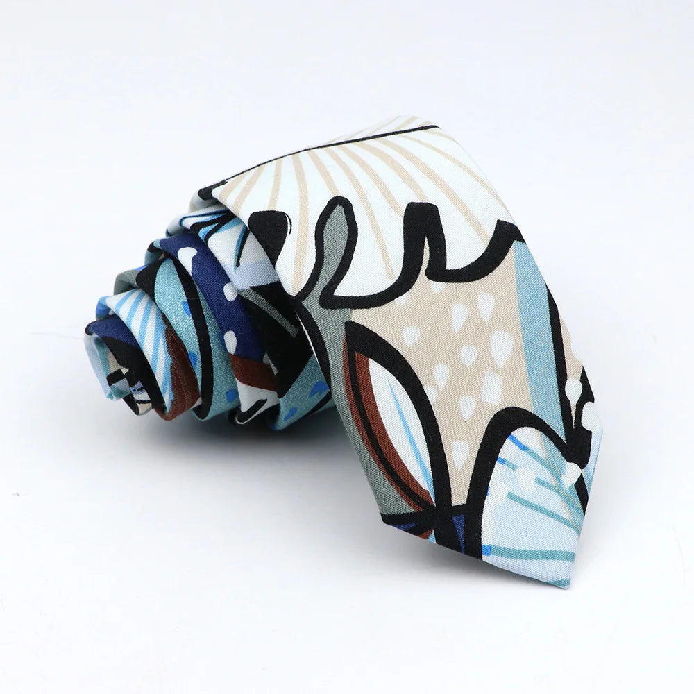 New Floral Tie For Men Women
