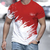 Casual Men's T-Shirt Gradient