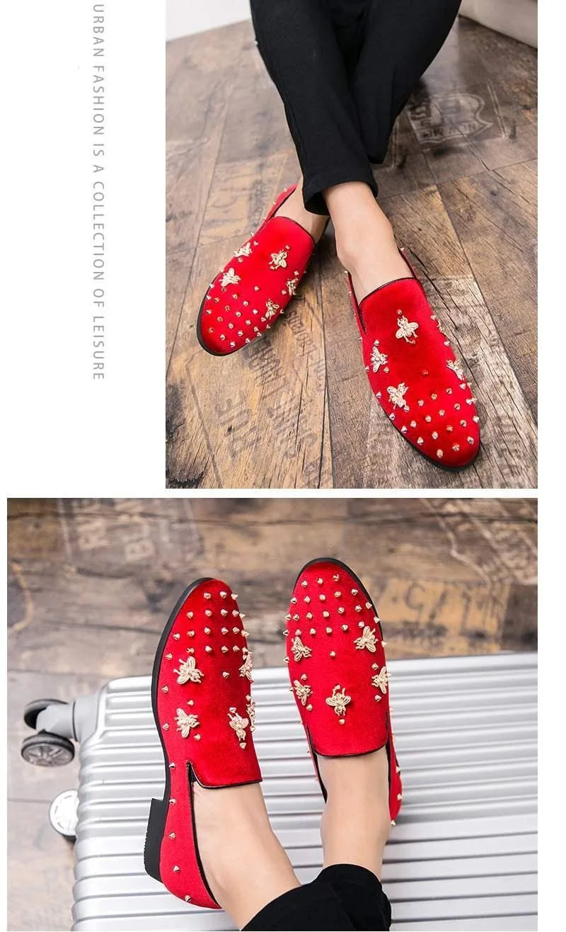 rivets men's dress shoes