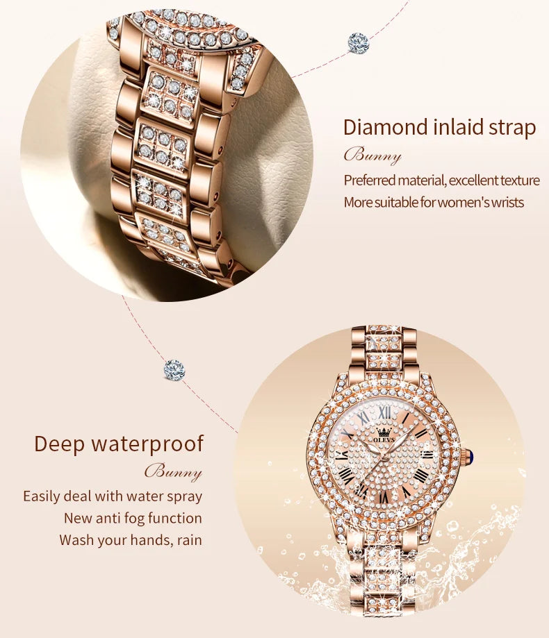 OLEVS Original Diamond Watch