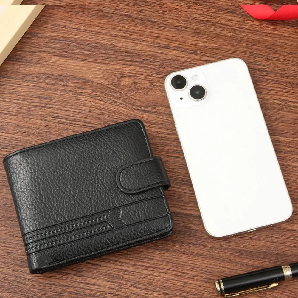 Men Wallets Leather Zipper