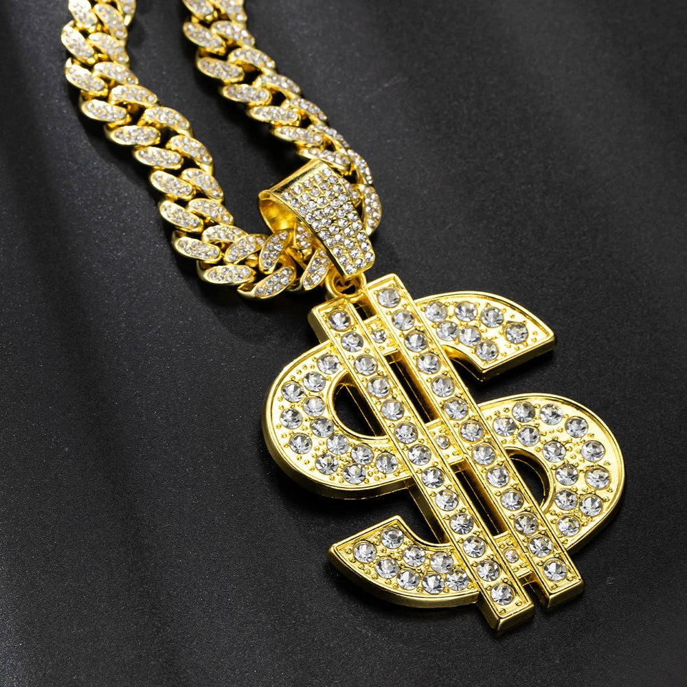 Fashion Hip Hop Dollar Pendant