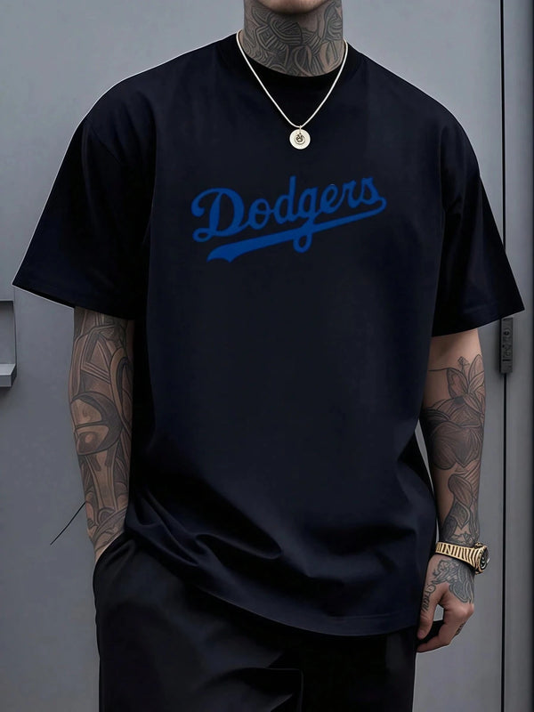Mens Bold Dodgers Script