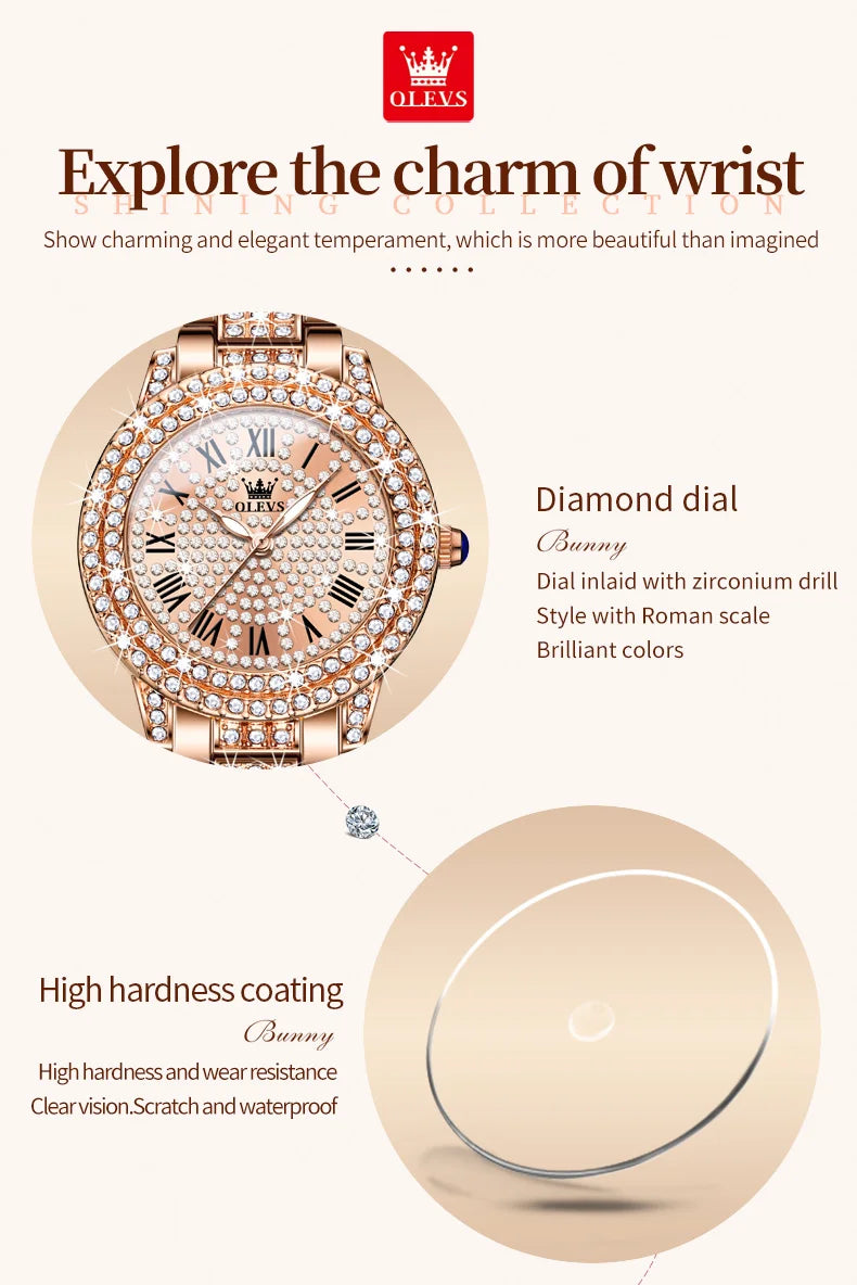 OLEVS Original Diamond Watch