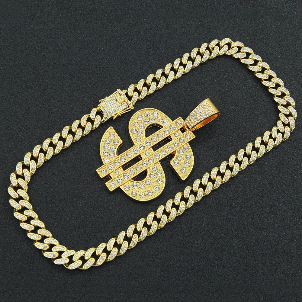 Fashion Hip Hop Dollar Pendant