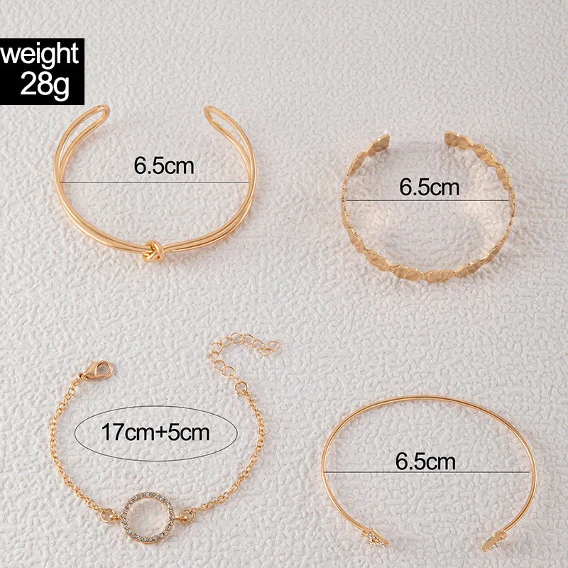 4Pcs/Set Trendy Individuality