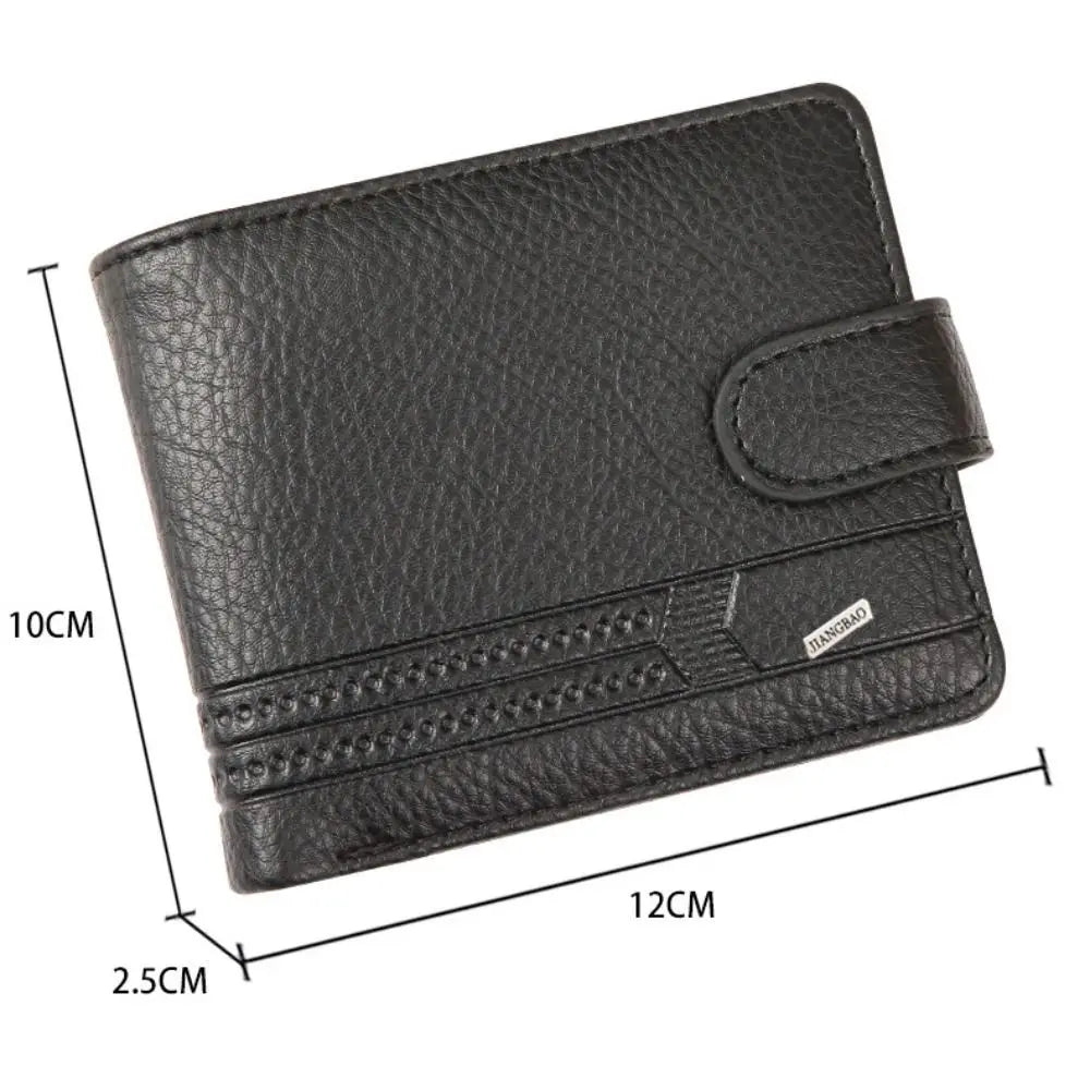 Men Wallets Leather Zipper
