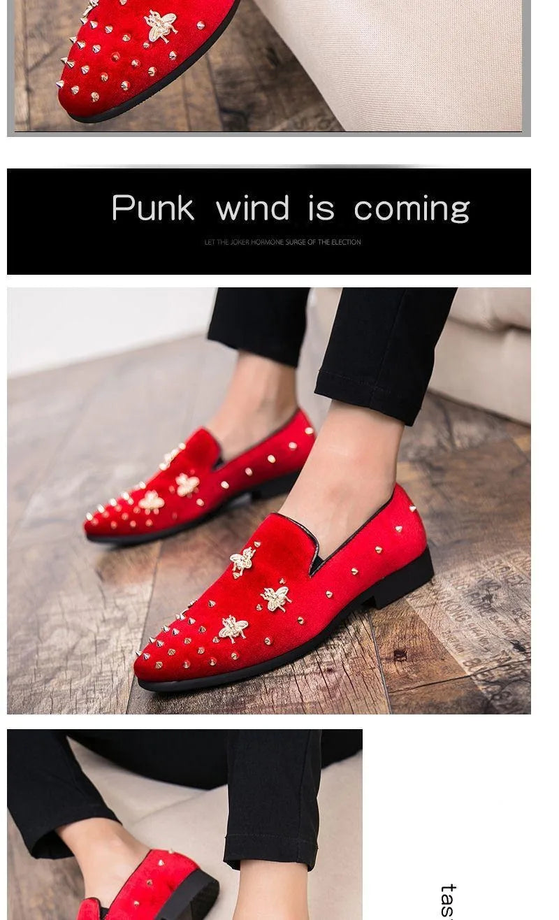 rivets men's dress shoes