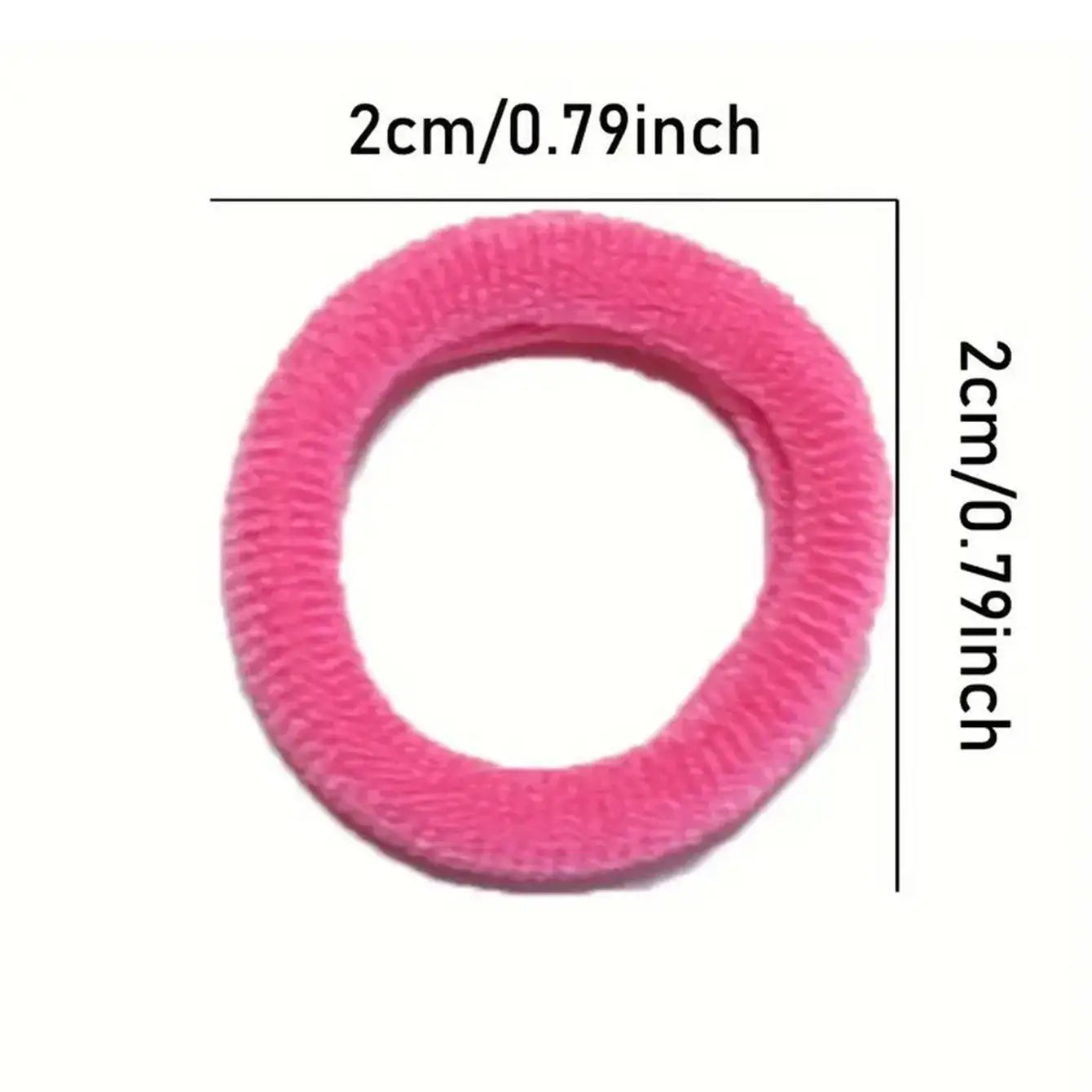 100pcs Girls Elastic Hair Bands