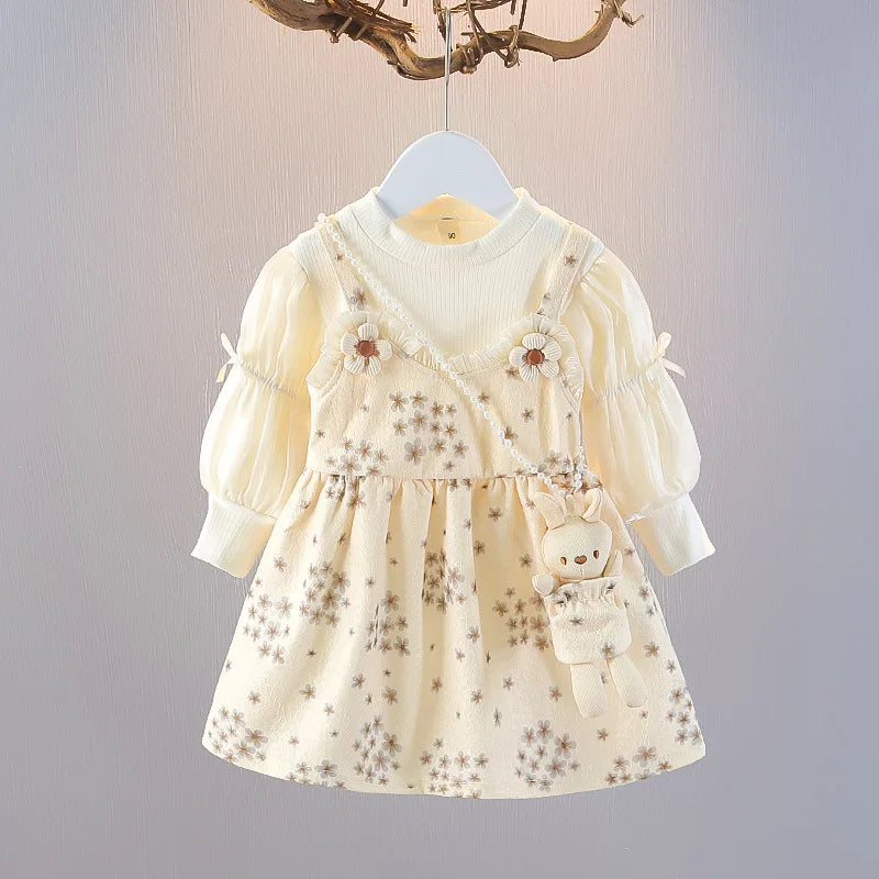 Spring Autumn New Dress Floral