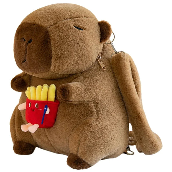 Cute Capybara Plush Backpack