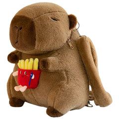 Cute Capybara Plush Backpack