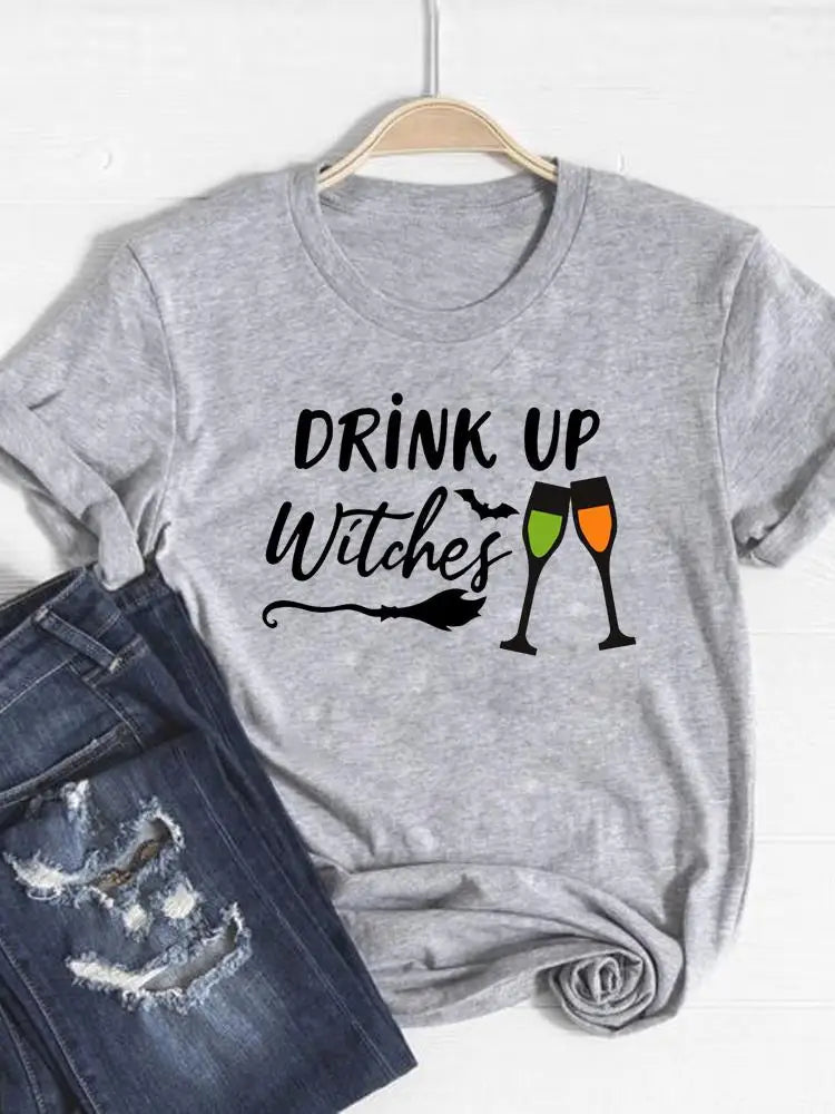 Women Fall Autumn Ladies T-shirt
