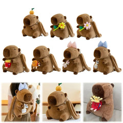 Cute Capybara Plush Backpack