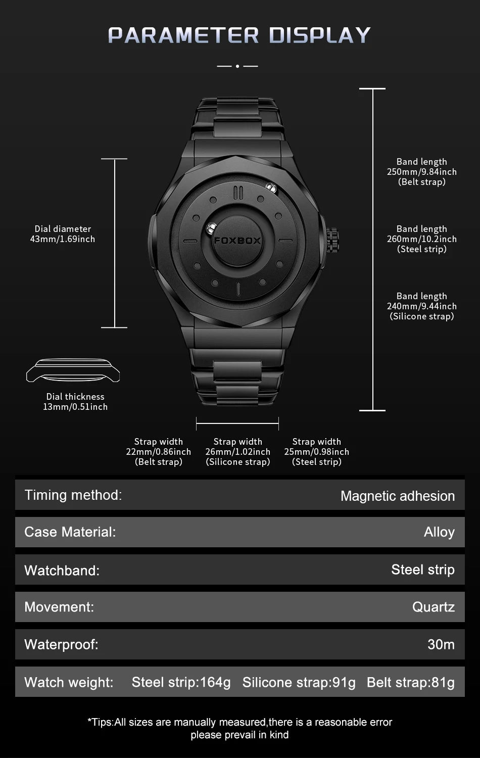 FOXBOX Creative Men's Quartz