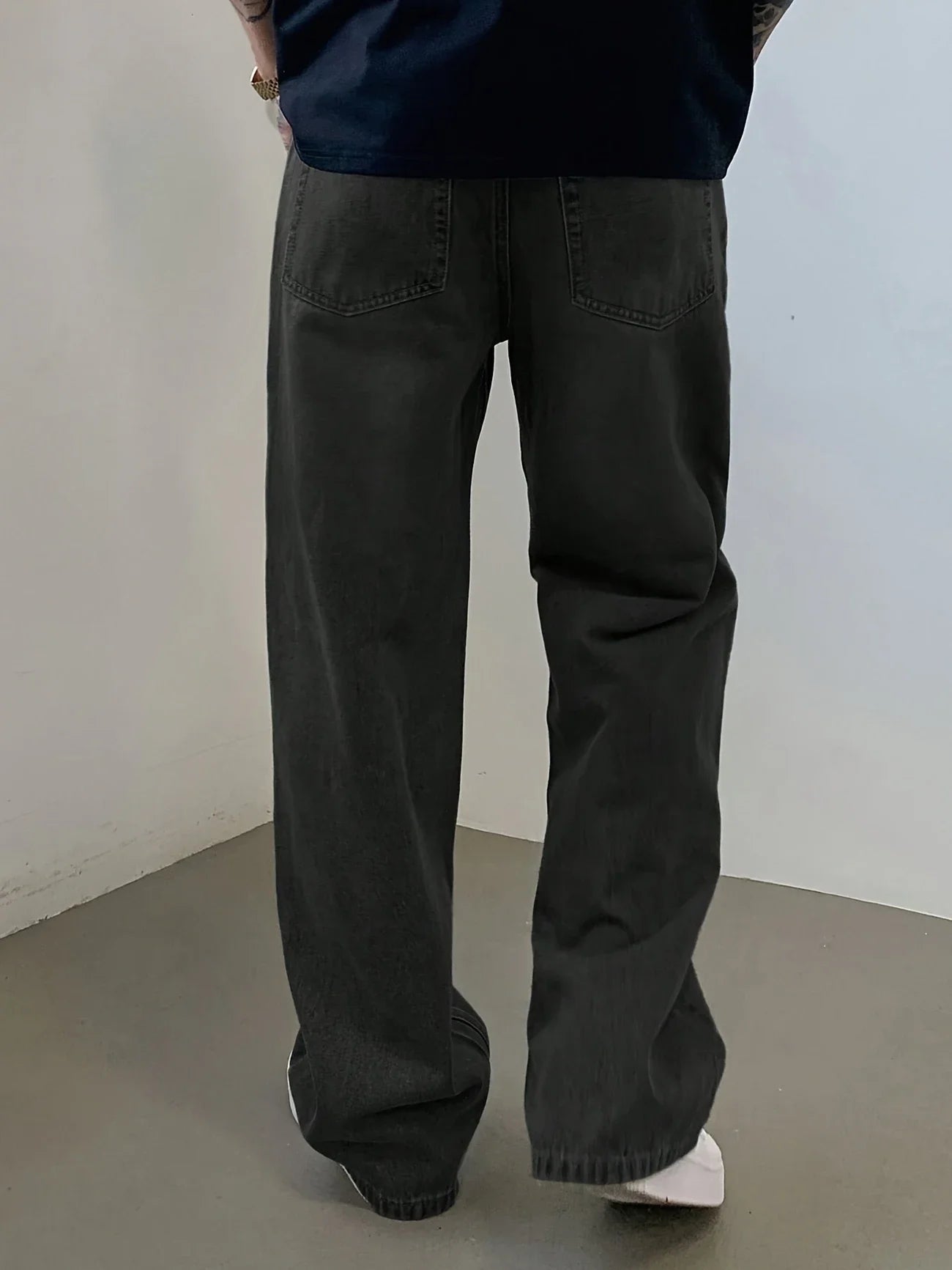 Men'S Skinny Fit Wide Leg