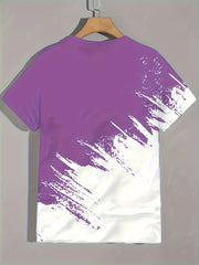 Casual Men's T-Shirt Gradient
