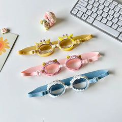 Cute Cartoon Pony Swimming