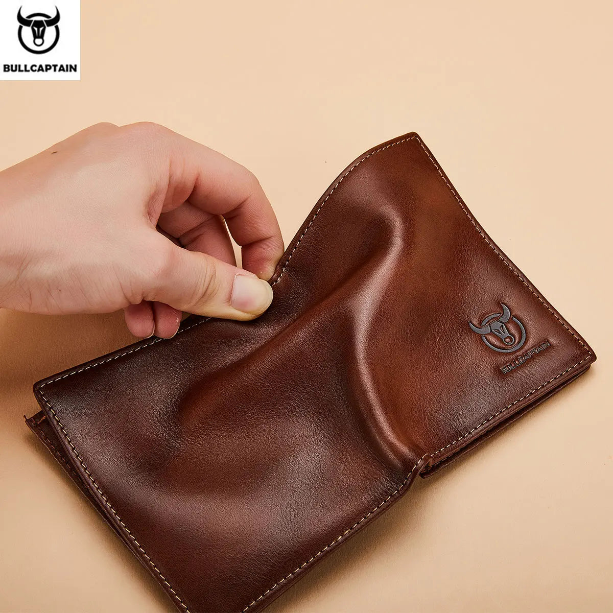 BULLCAPTAIN New 100% Leather
