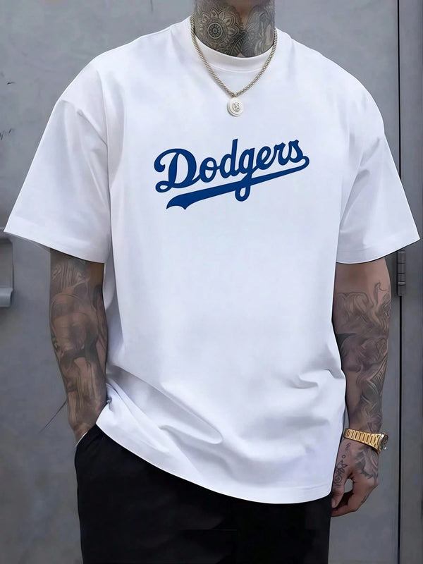 Mens Bold Dodgers Script