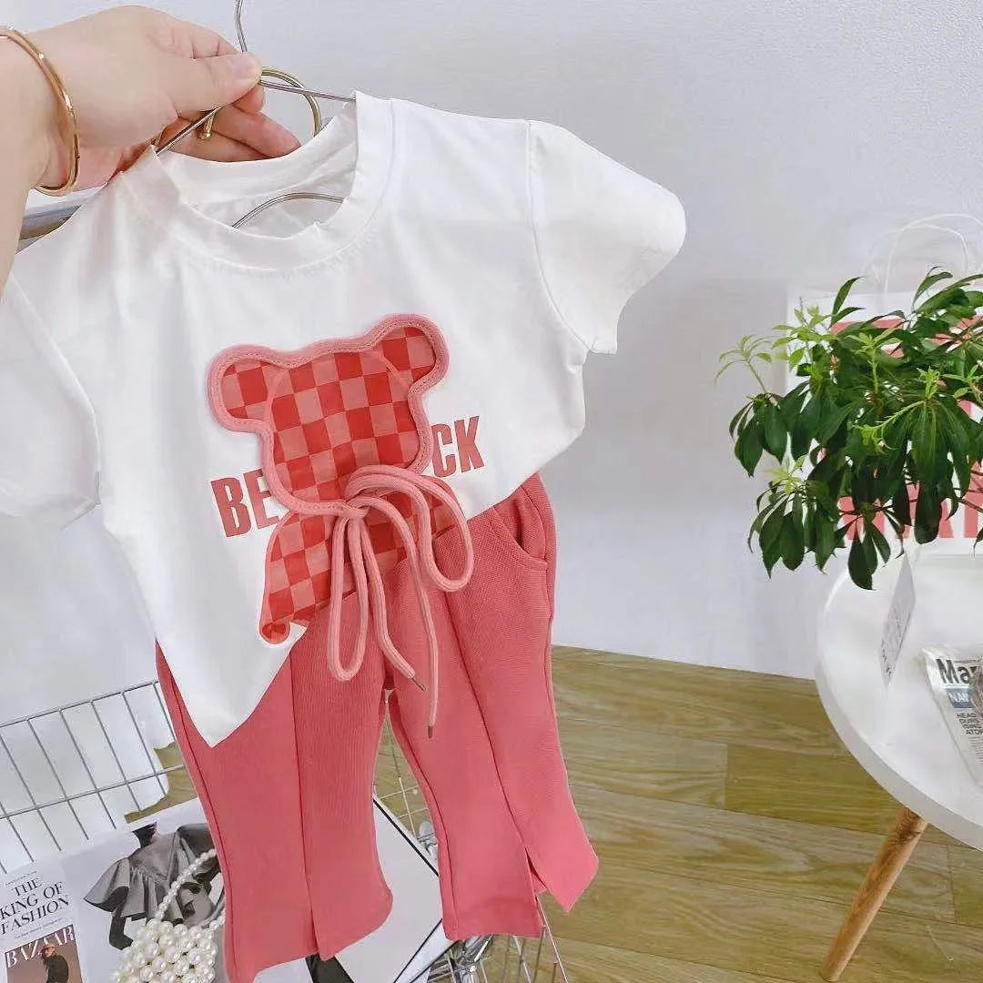 Summer Baby Girls Clothes Set