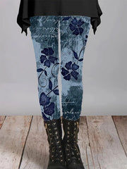 Women's Leggings Natural Floral