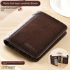 Men Wallet Genuine Leather Rfid