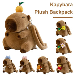 Cute Capybara Plush Backpack