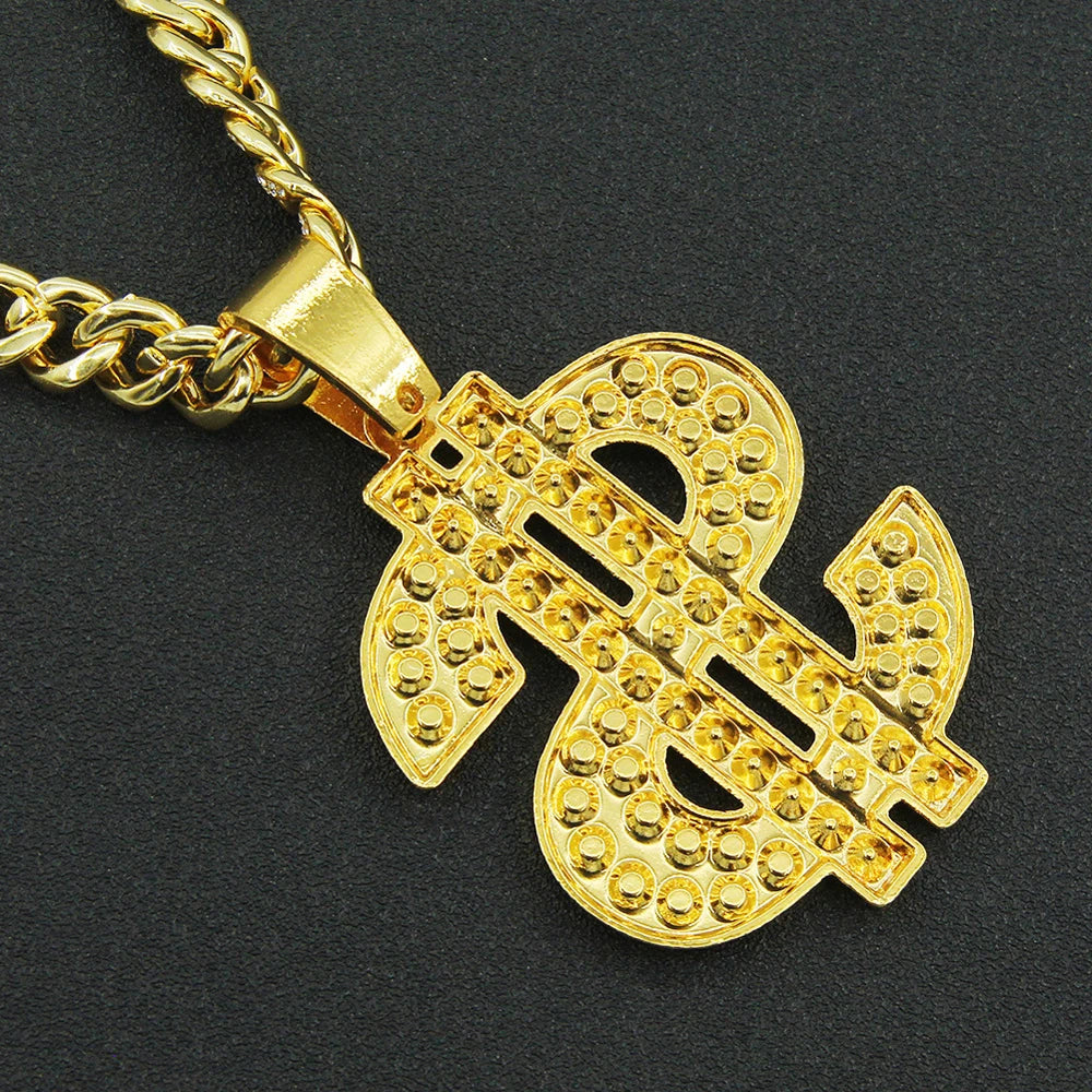 Fashion Hip Hop Dollar Pendant