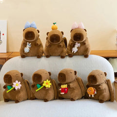 Cute Capybara Plush Backpack