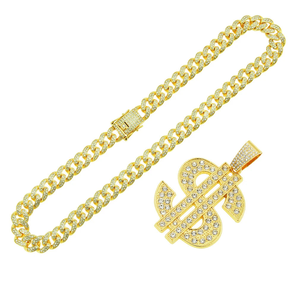 Fashion Hip Hop Dollar Pendant