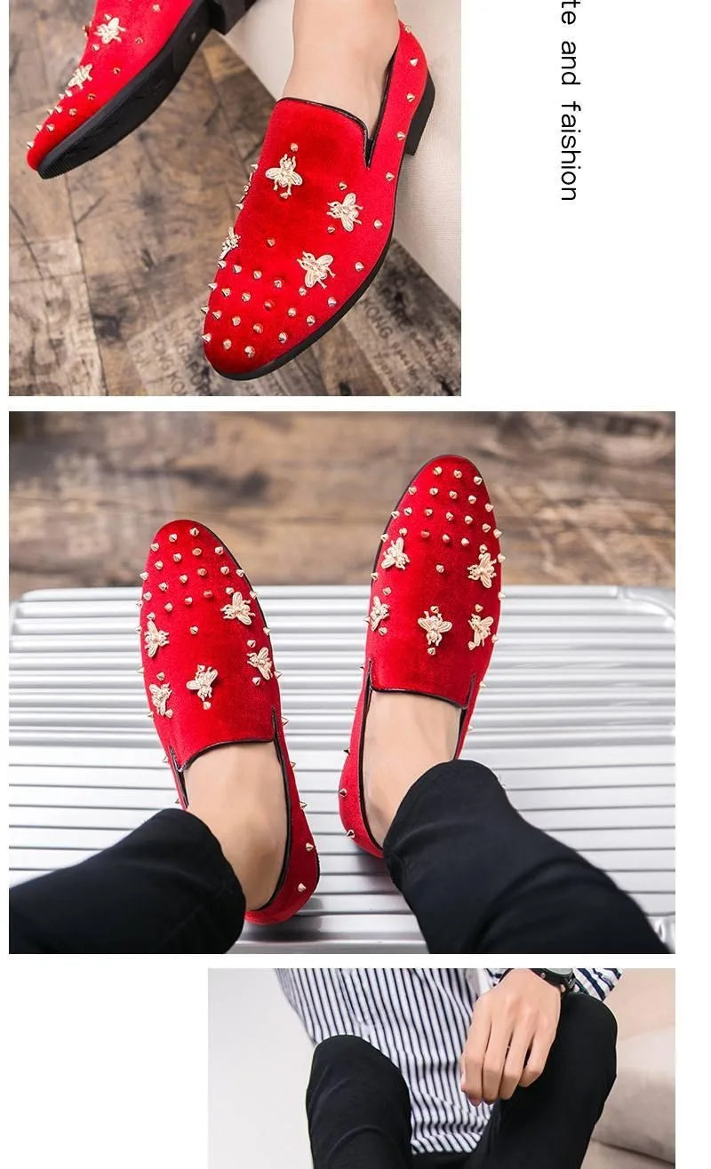 rivets men's dress shoes