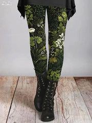 Women's Leggings Natural Floral